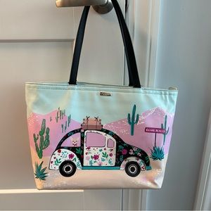 Kate Spade Beetle Tote bag. Very cute, rare. Used with some wear.